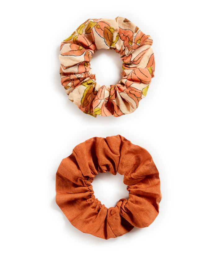Chouchou duo Bahia Nude - Bindi Atelier x Monoprix
