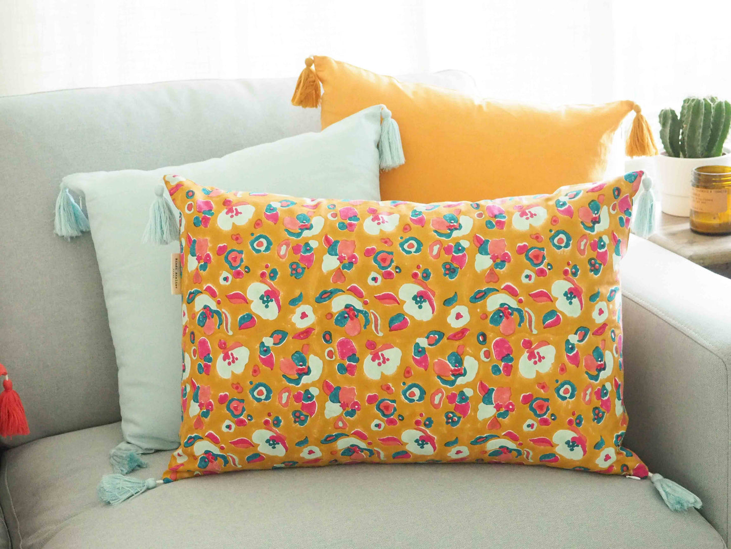 Housse de coussin - Daloki Safran