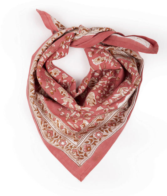 Grand foulard fleuri - Sarika Grenade