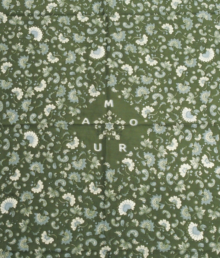 Grand foulard - Amour Khaki