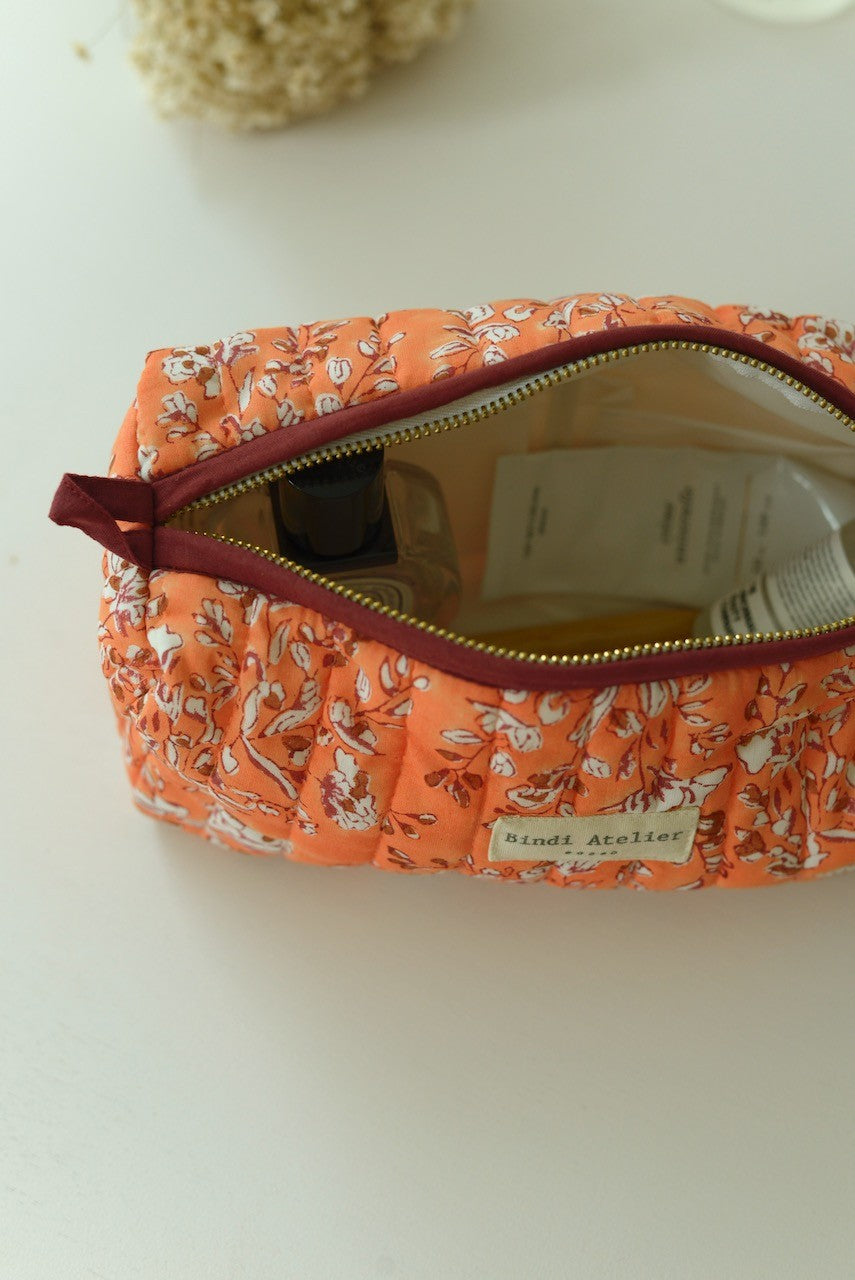 Trousse maquillage - Sarika Papaye