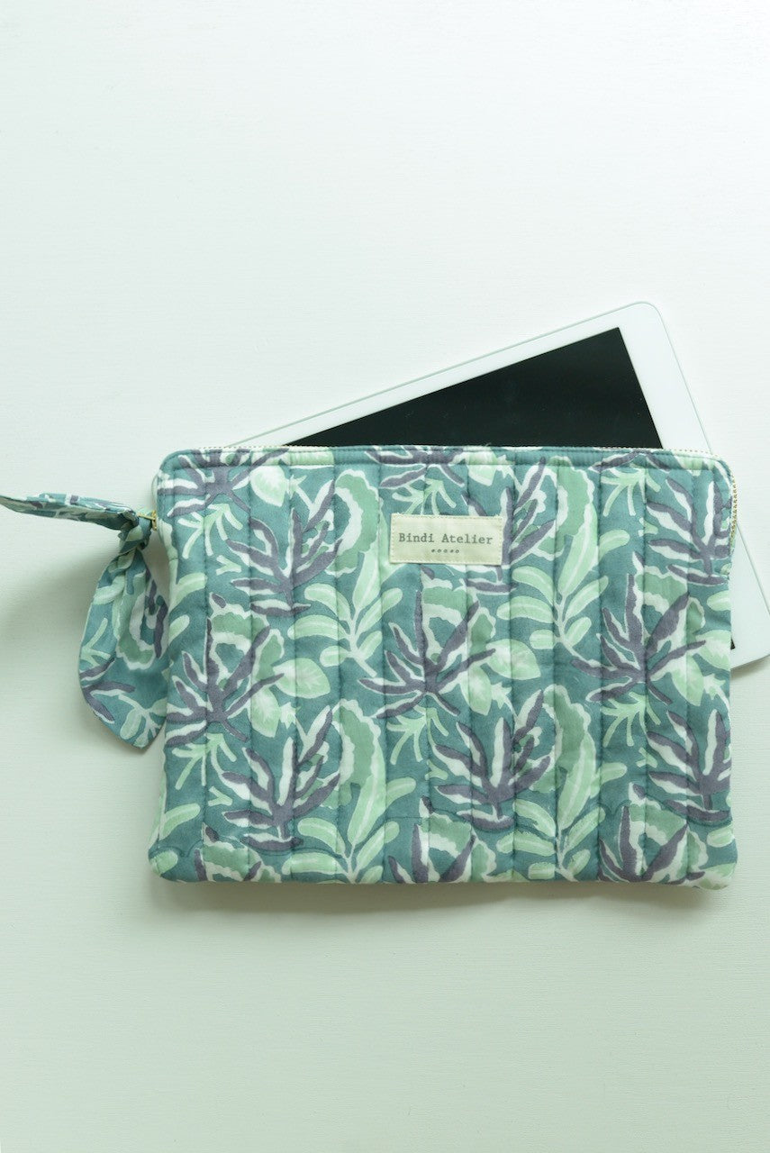 Pochette plate / Ipad - Padana Azur