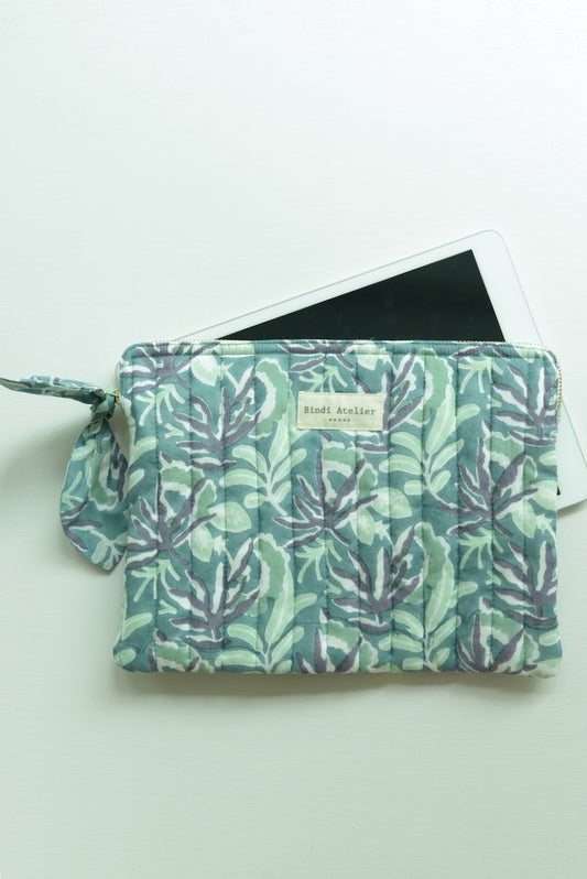 Pochette plate / Ipad - Padana Azur