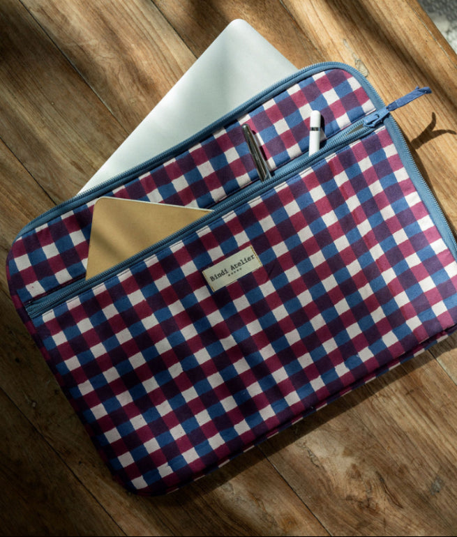Pochette ordinateur 13" Tara Grenat