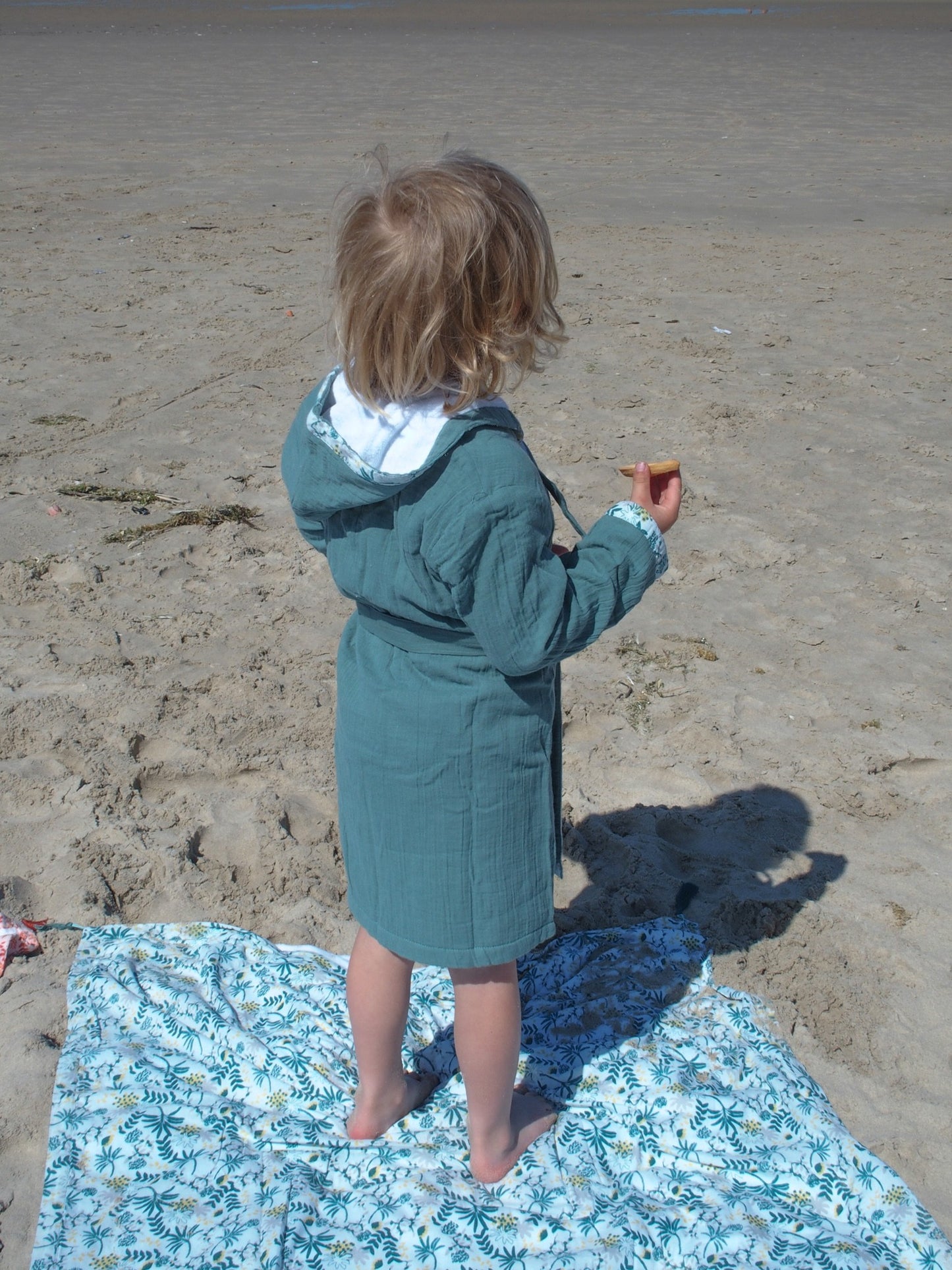 Peignoir enfant - Avani Indigo