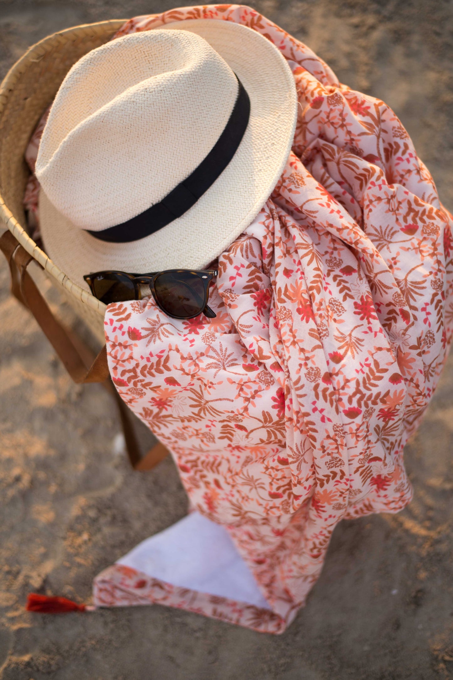 Fouta de plage - Avani Griotte