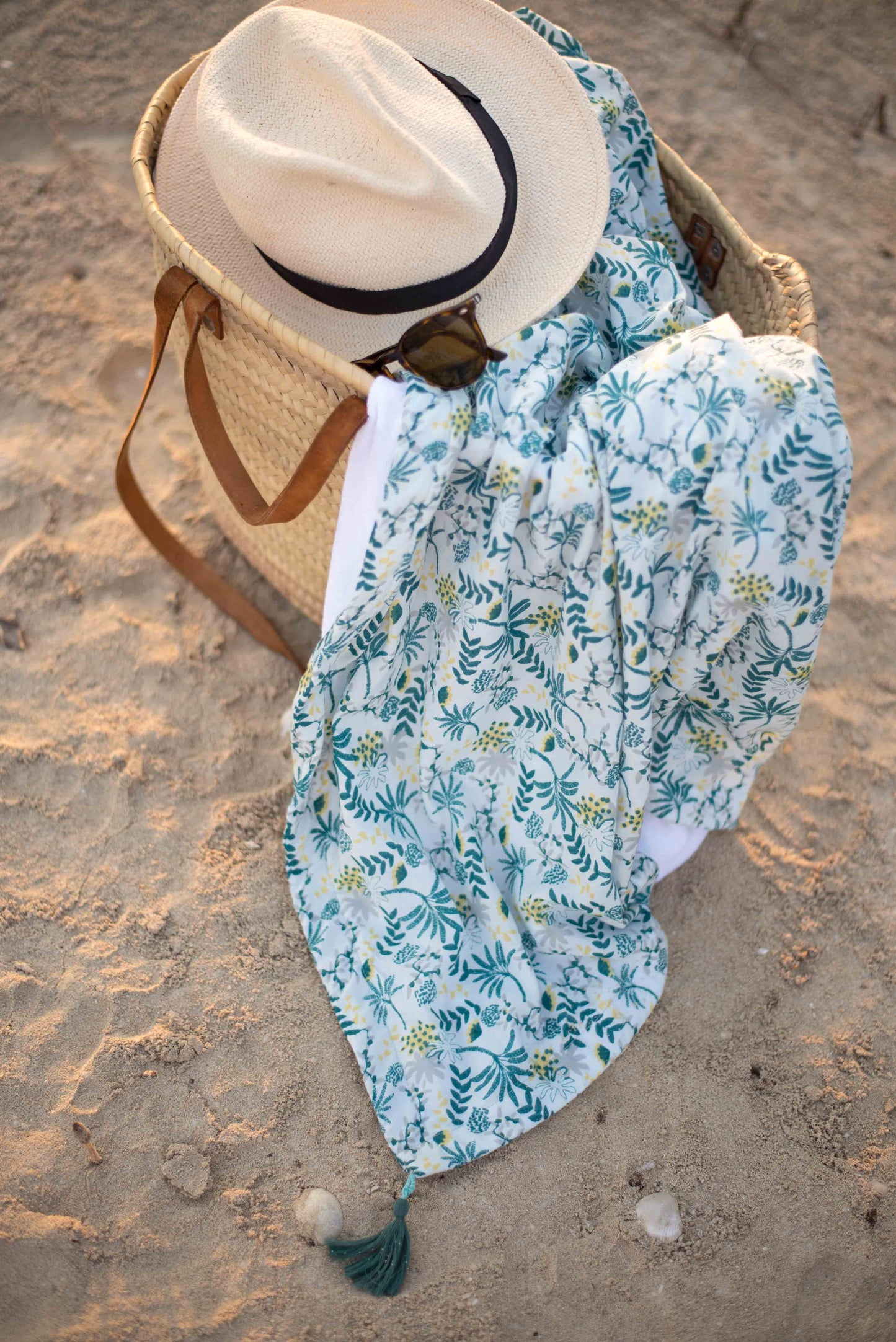 Fouta de plage - Avani Indigo
