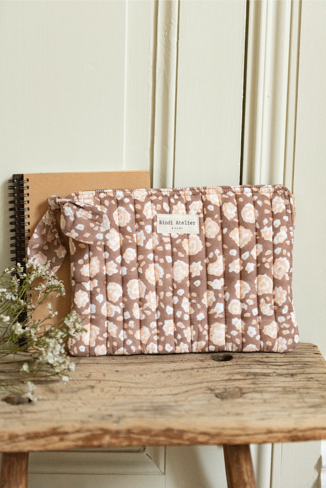Pochette plate / Ipad - Puja Noisette