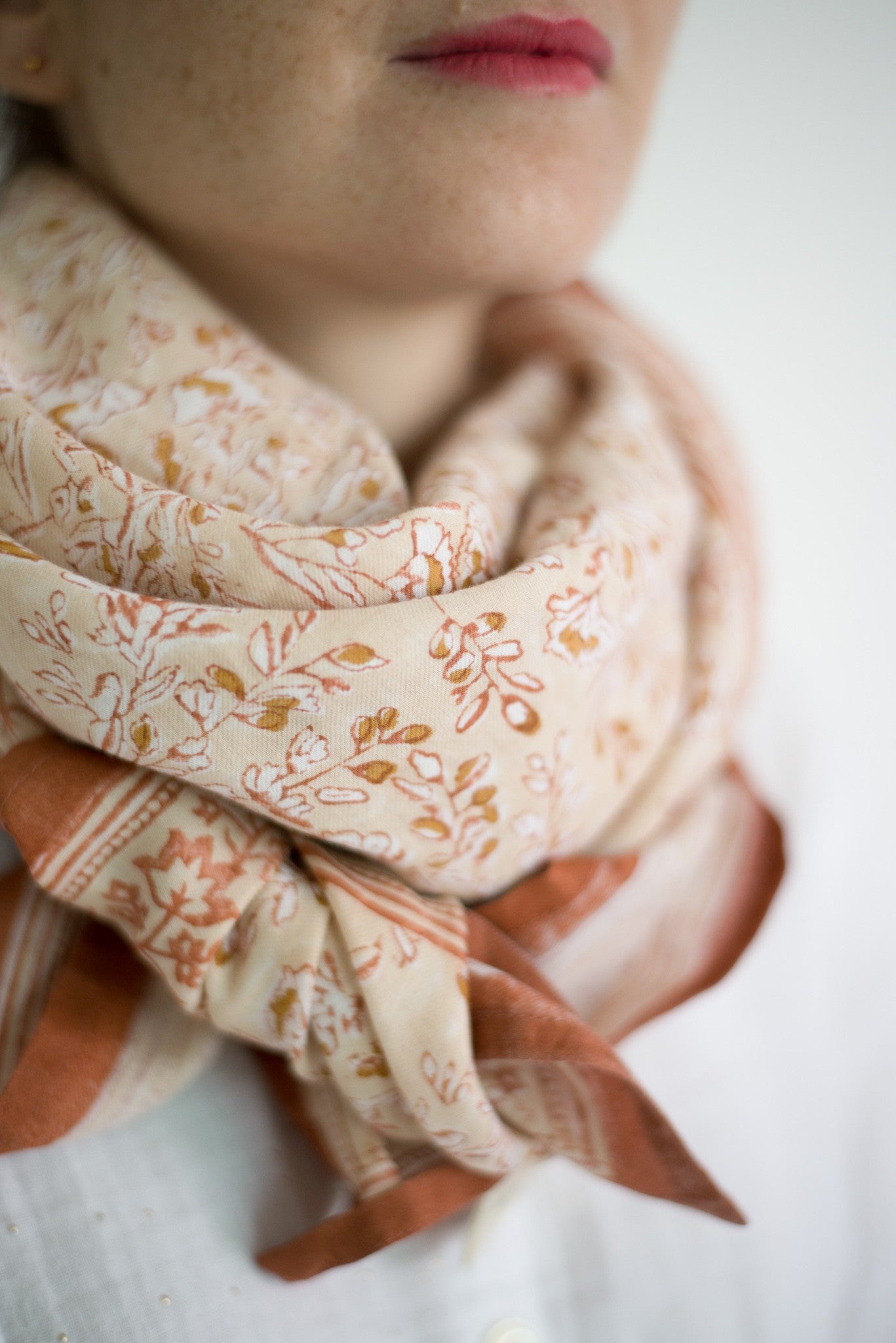 Grand foulard - Sarika Poudre