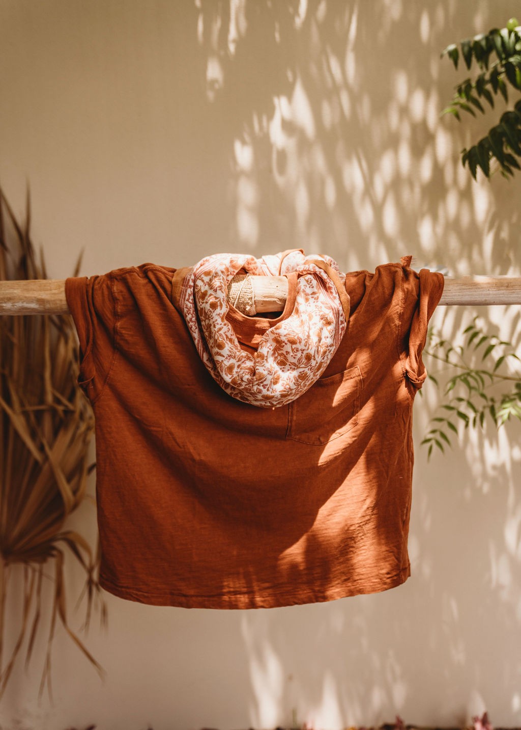 Grand foulard fleuri - Mayli Havane