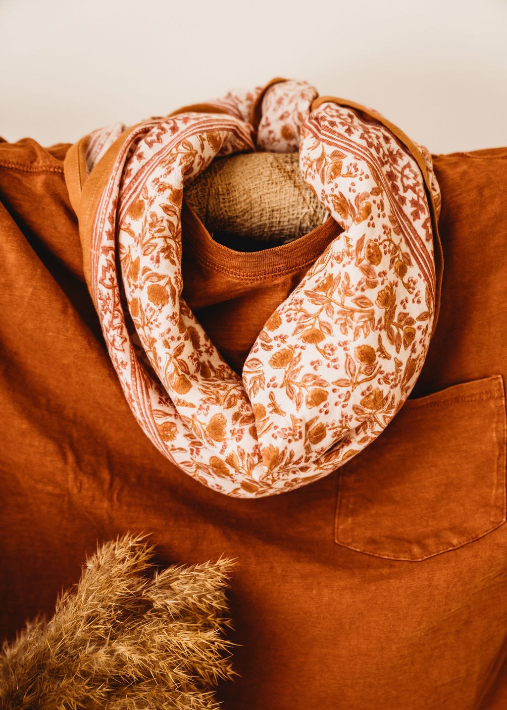 Grand foulard fleuri - Mayli Havane
