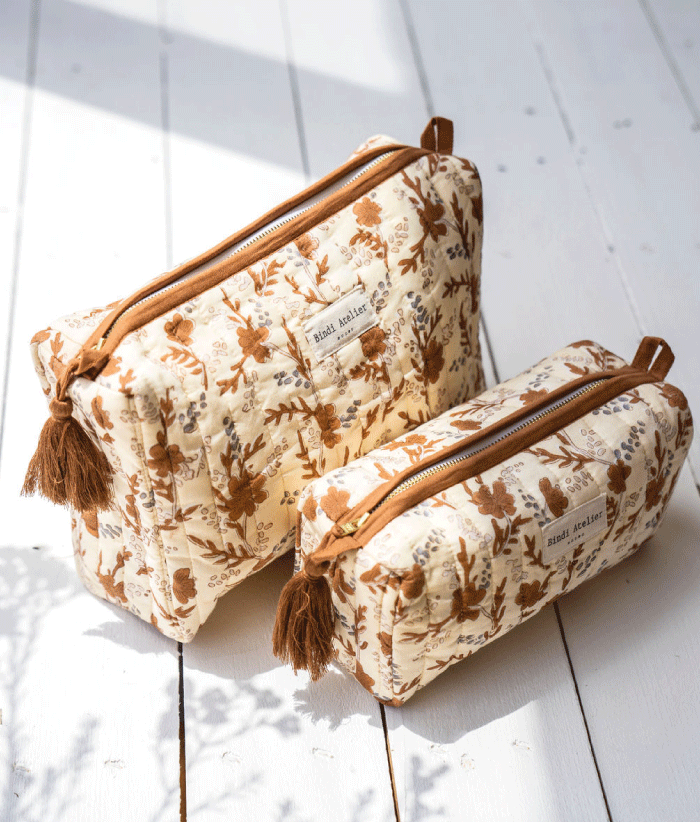 Trousse maquillage - Hamelia Havane