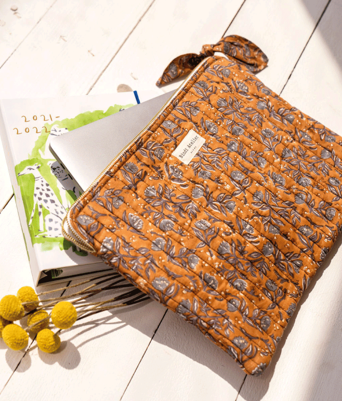 Pochette d'ordinateur - Mayli Caramel