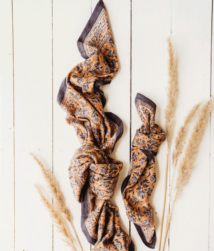 Petit foulard - Mayli Caramel