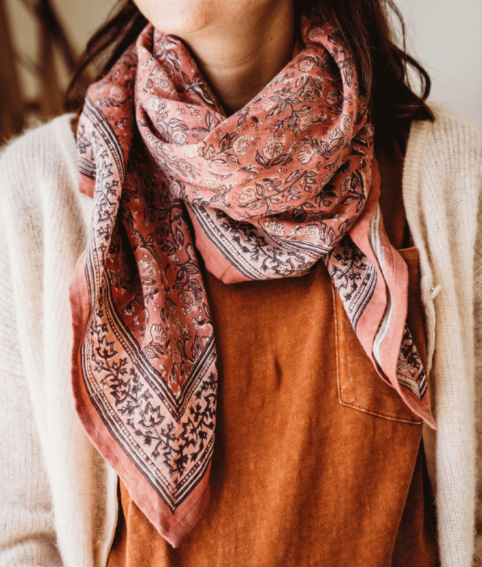 Grand foulard - Mayli Dahlia