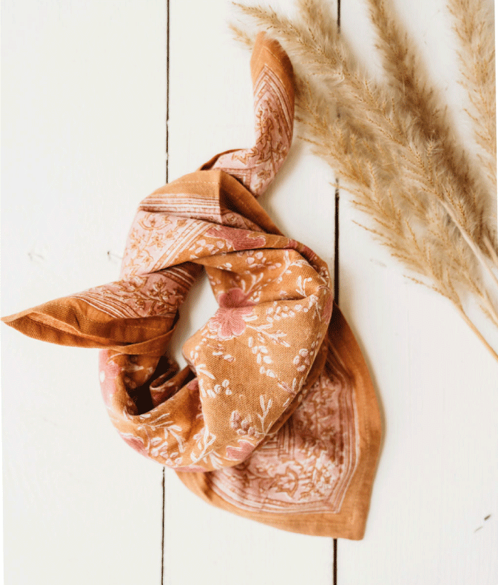 Petit foulard - Hamelia Caramel