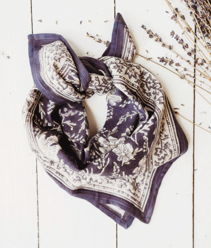Petit foulard - Hamelia Iris