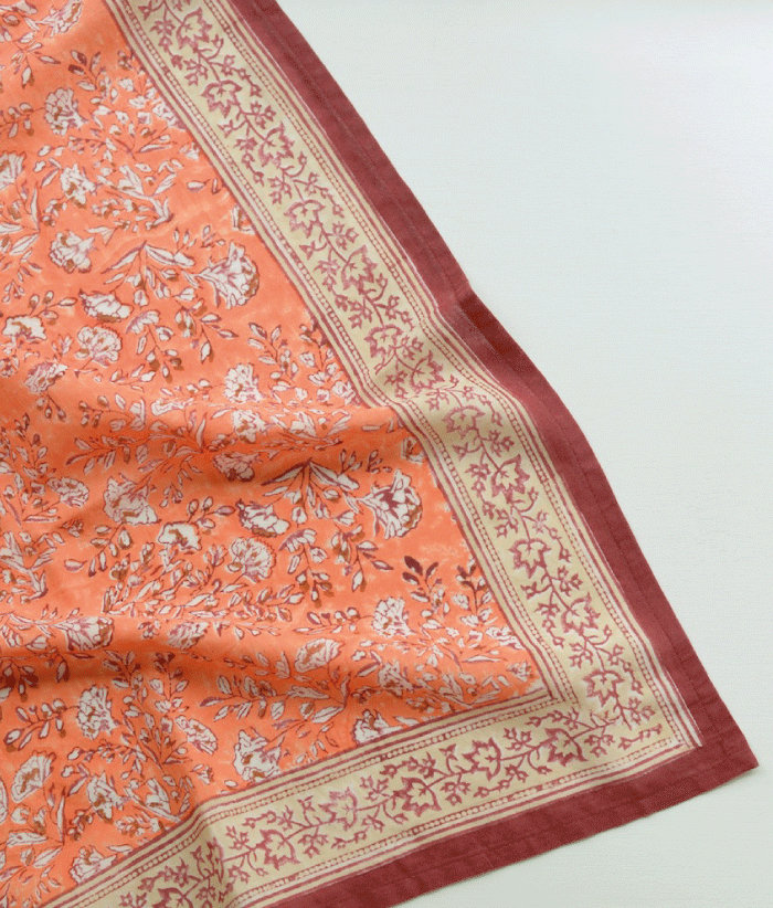 Petit foulard - Sarika Papaye