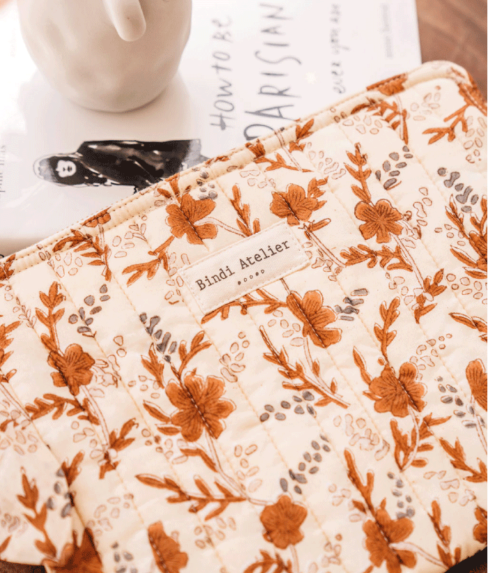 Pochette plate / Ipad - Hamelia Havane