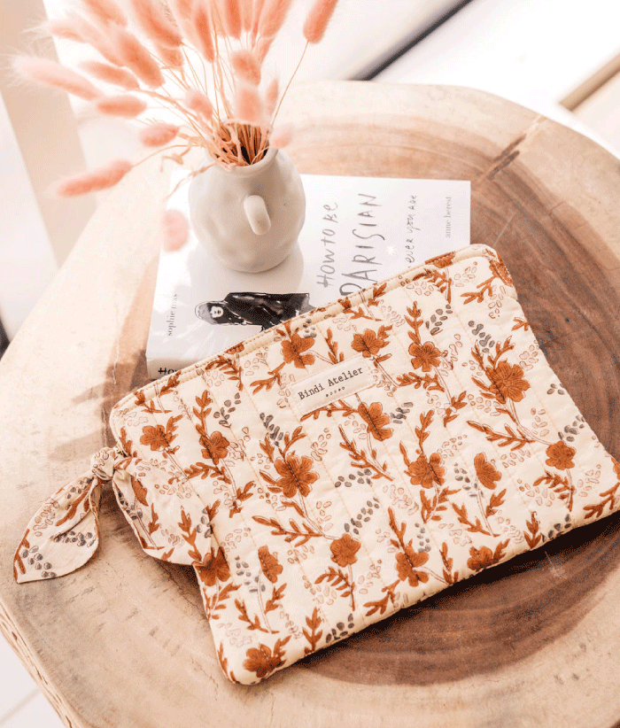 Pochette plate / Ipad - Hamelia Havane