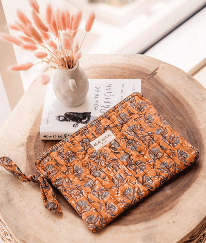 Pochette plate / Ipad - Mayli Caramel