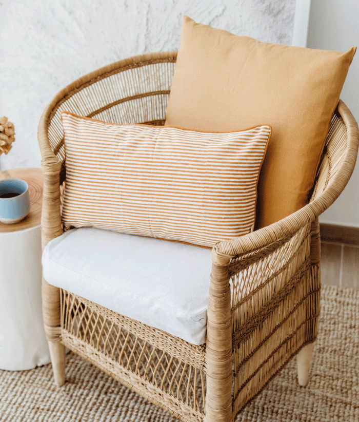 Housse de coussin - Mayli Caramel