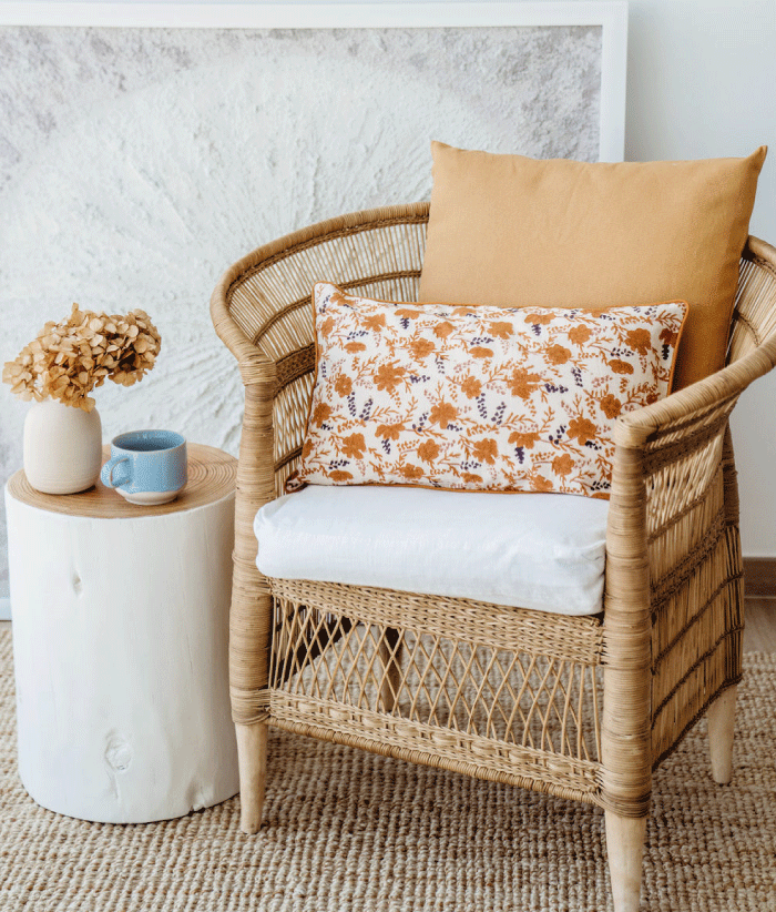 Housse de coussin - Hamelia Havane