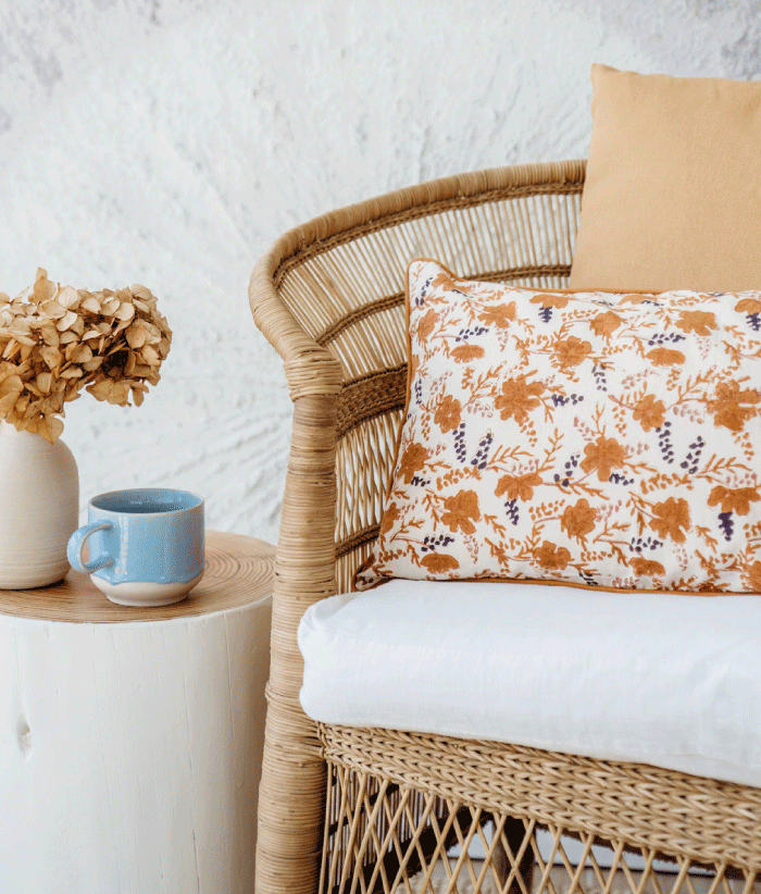 Housse de coussin - Hamelia Havane