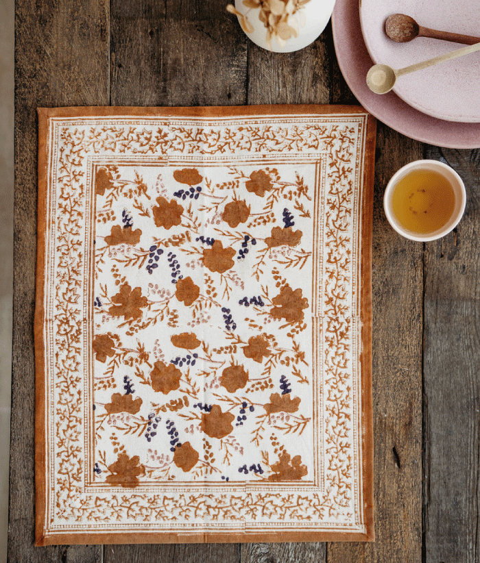 Set de table de table - Hamelia Havane