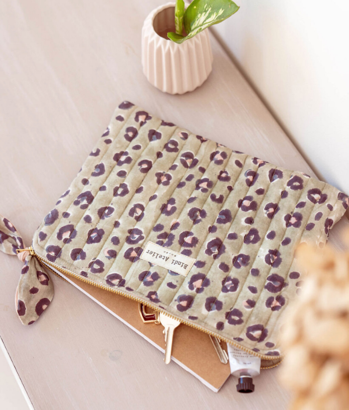 Pochette plate / Ipad - Bengal Tilleul