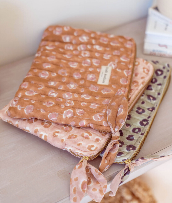 Pochette plate / Ipad - Bengal Tilleul