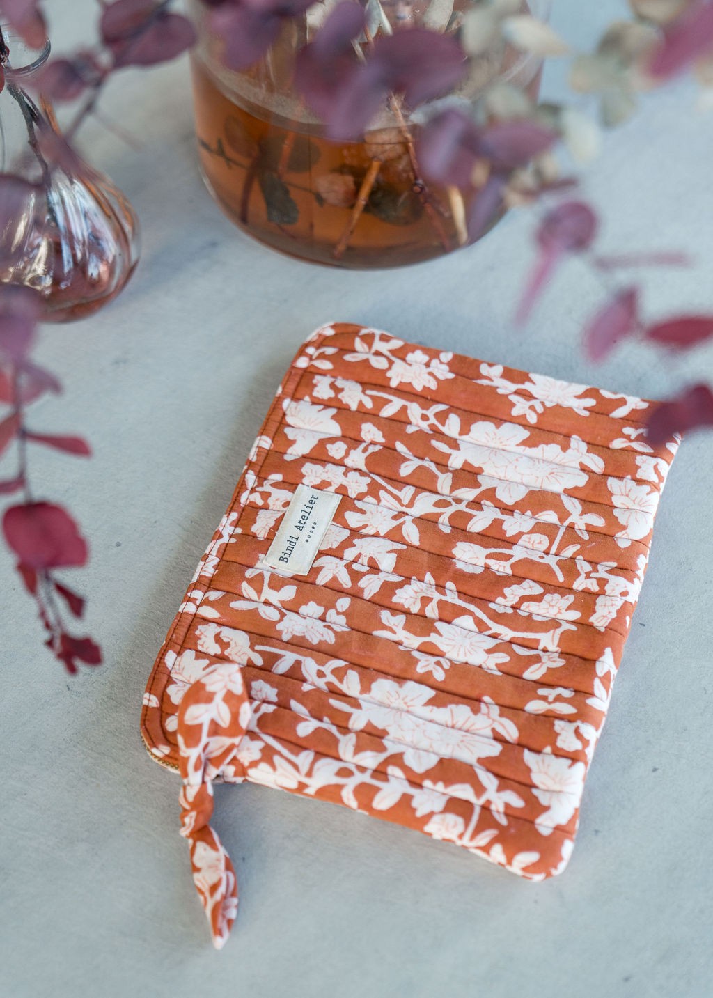 Pochette plate / Ipad - Nidhi Terracotta