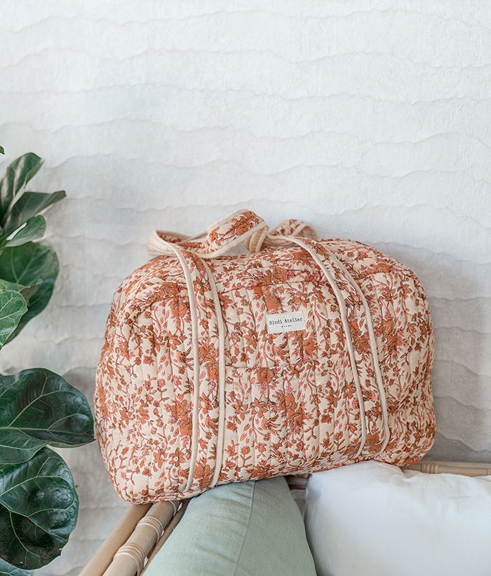 Sac weekend ou à langer  - Isha Cerise