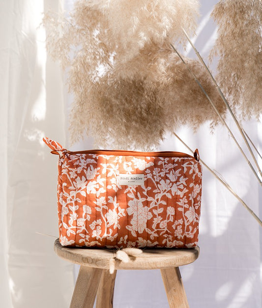 Trousse de toilette - Nidhi Terracotta
