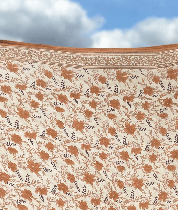 Grand foulard - Hamelia Havane