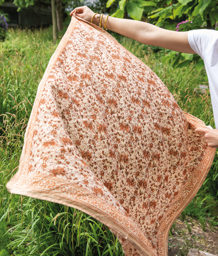 Grand foulard - Isha Cerise