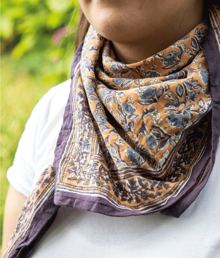 Grand foulard - Mayli Caramel