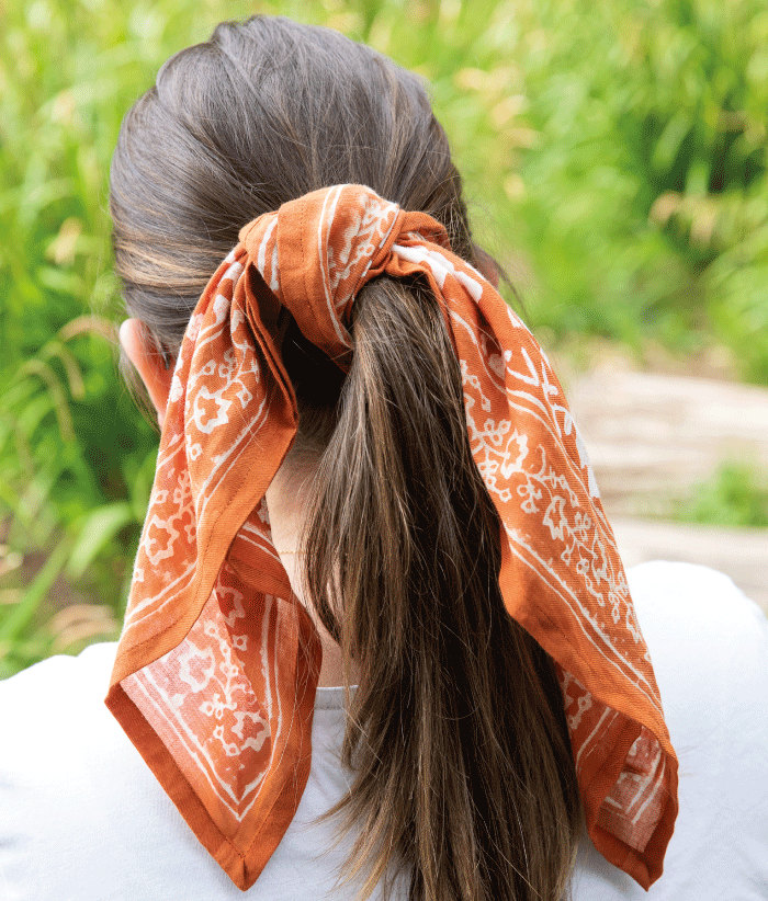 Petit foulard - Nidhi Terracotta