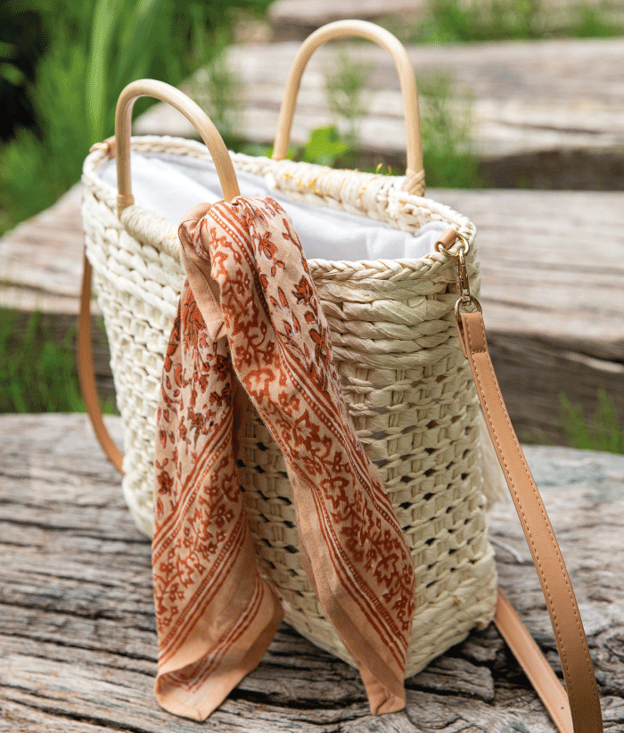 Petit foulard - Isha Cerise