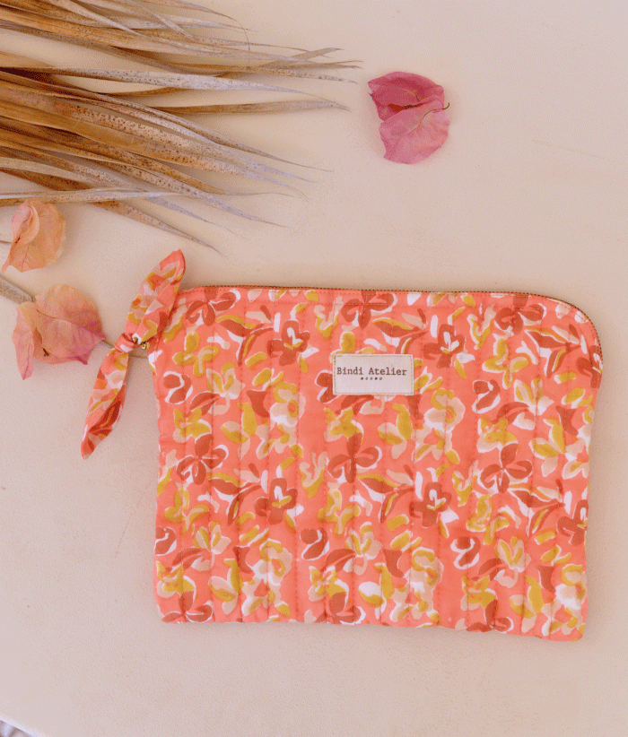 Pochette plate / Ipad - Zinnia Tangerine