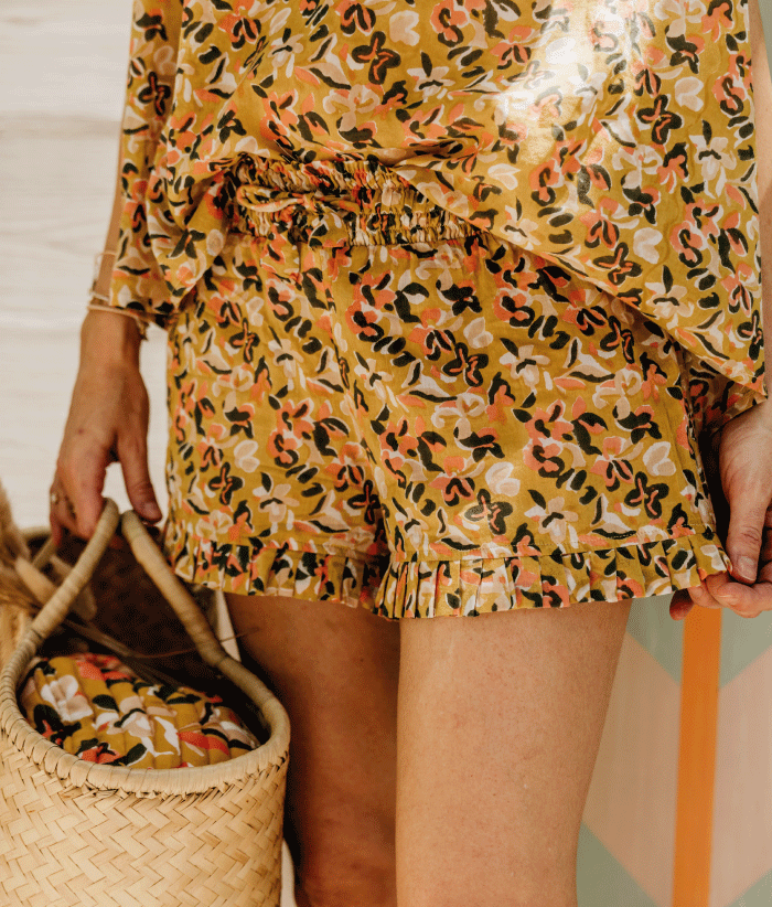 Short Paros - Zinnia Marigold