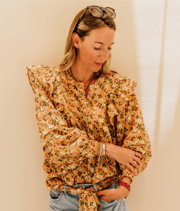 Blouse Lena - Zinnia Marigold