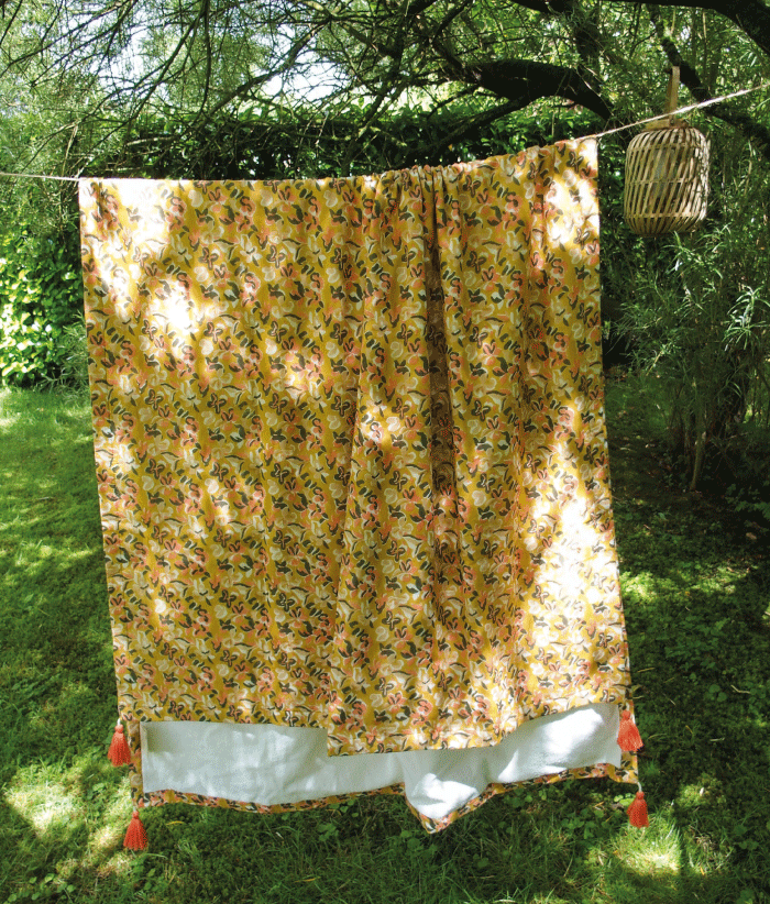 Fouta de plage - Zinnia Marigold