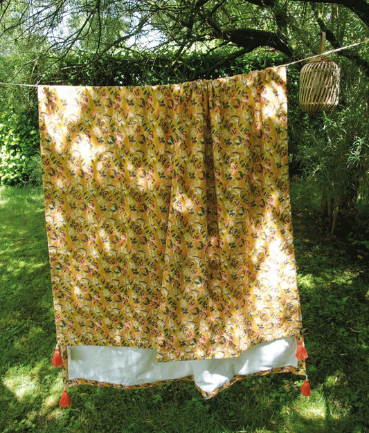 Fouta de plage - Zinnia Marigold