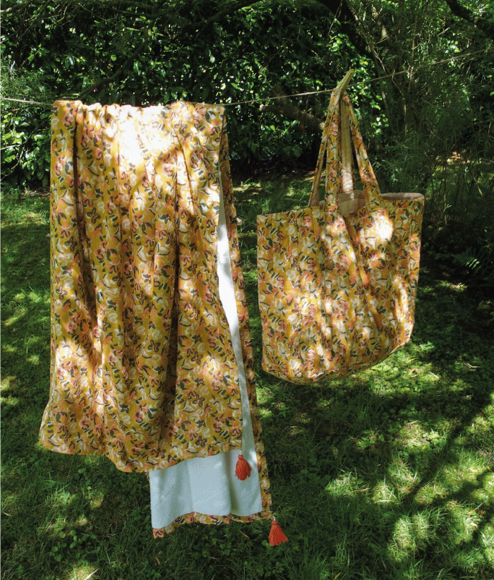 Fouta de plage - Zinnia Marigold
