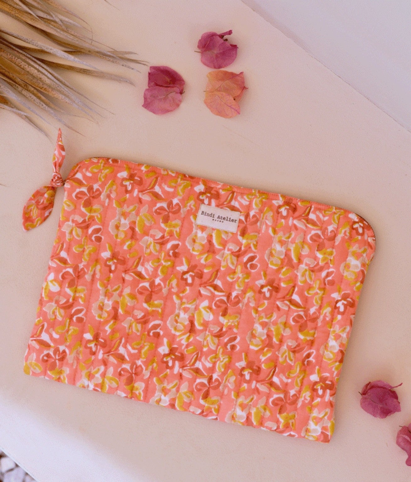 Pochette d'ordinateur - Zinnia Tangerine