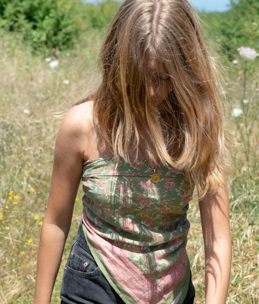 Grand foulard - Hamelia Sauge