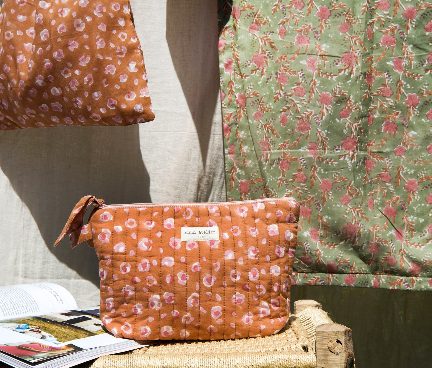 Trousse Triangle - Bengal Caramel