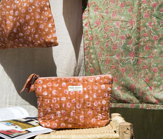 Trousse Triangle - Bengal Caramel