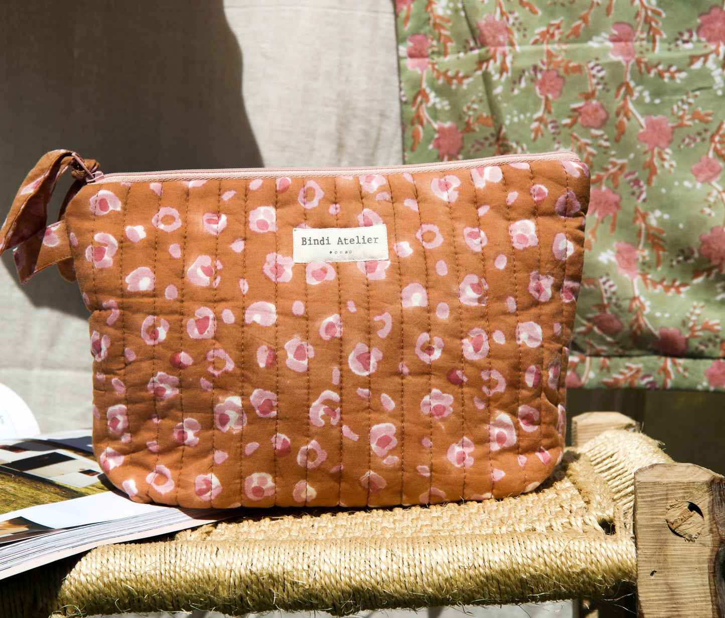 Trousse Triangle - Bengal Caramel